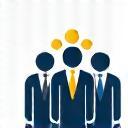 Icon representing organizational development